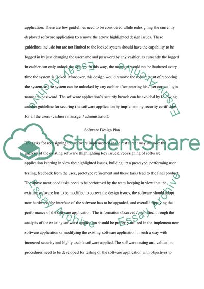 Design Issues in the System (Security)