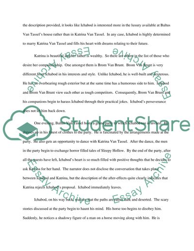 The Legend of Sleepy Hollow By Washington Irving