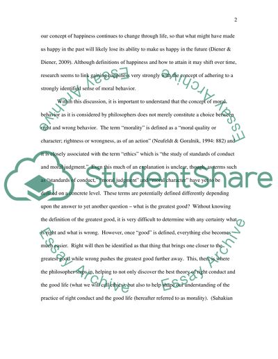 Inexact Idea of What Happiness Is