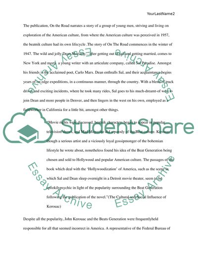 The Cultural and Social Influence of Kerouac