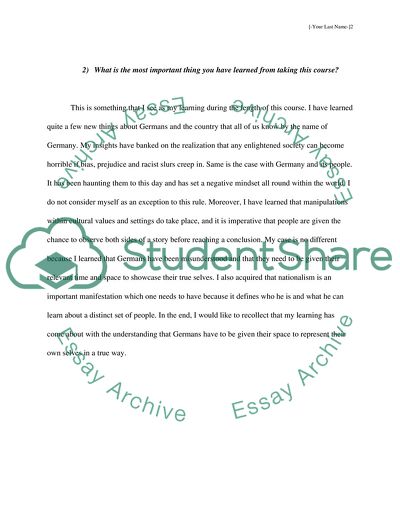 Germans and Germany Dispute