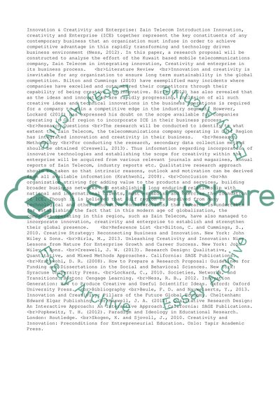 Innovation & Creativity and Enterprise