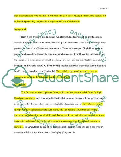 High Blood Pressure Risk Factors