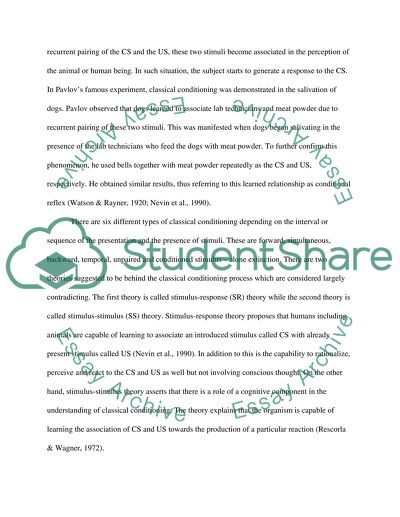 Classical Conditioning