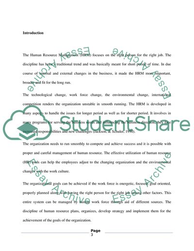 Tescos Human Resource Management