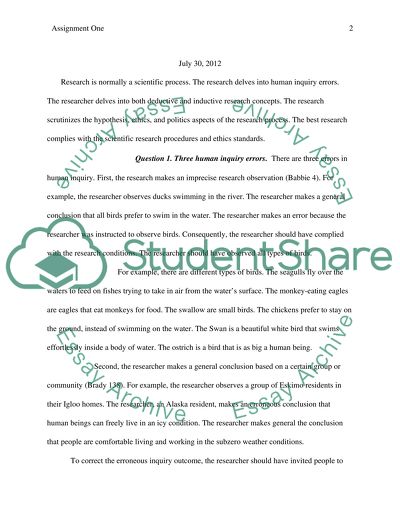 What Requirements Should Ideal Research Meet