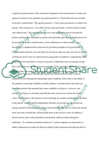 The Rhetoric of Aristotle