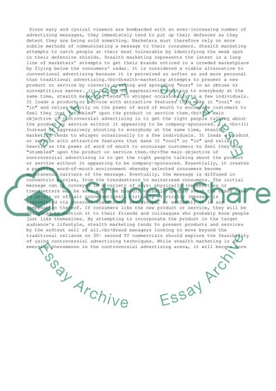 Does Controversial Advertising Sell Product