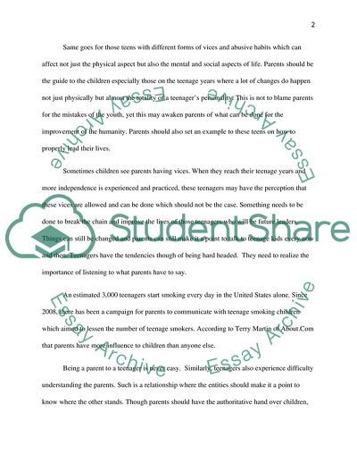 Parental Communication Initiative as An Answer to Most of the Social Issues