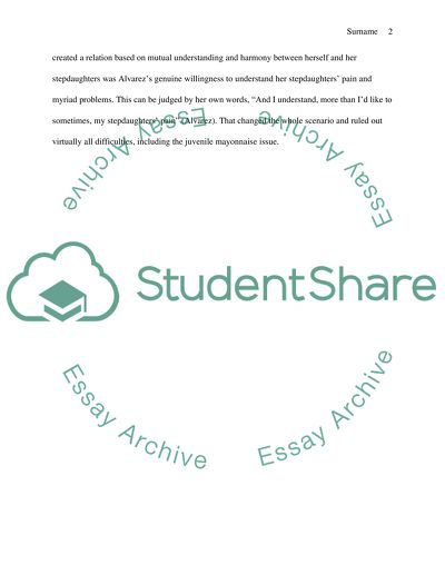 Hold the mayonnaise--Julia Alvarez