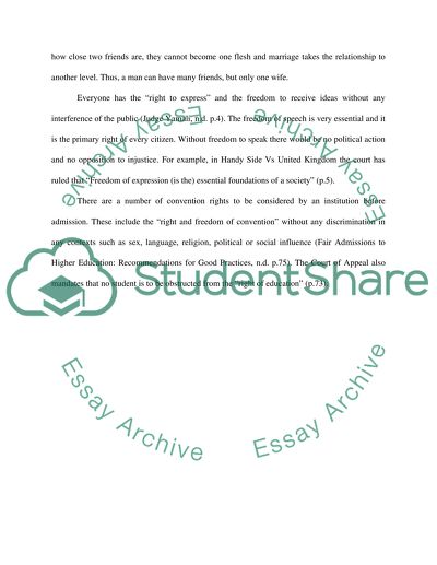 Principle of Liberty as the Natural Law