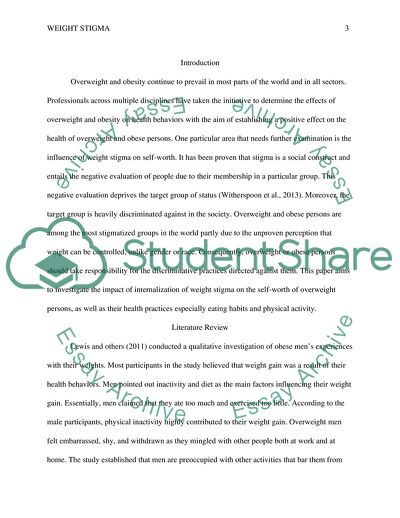 Overweight and Obesity on Adults and Children Across Various Sectors