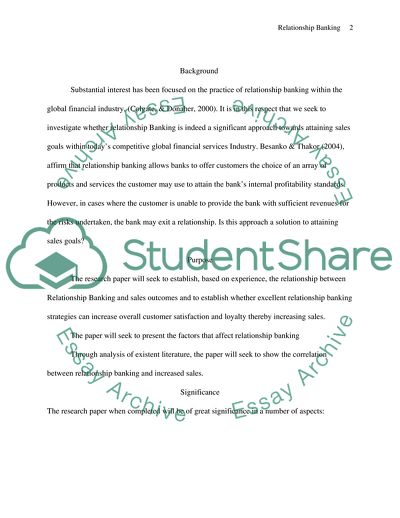 Relationship Banking: Meeting Sales Goals in Todays Economy