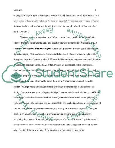 What Can Be Done with Violence against Women