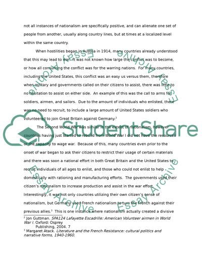 Nationalism Can Mean Many Things