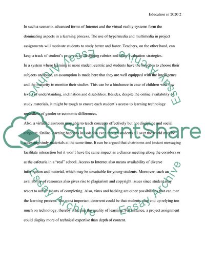 A Hypothesis of How Learning Will Be Conducted in the Future