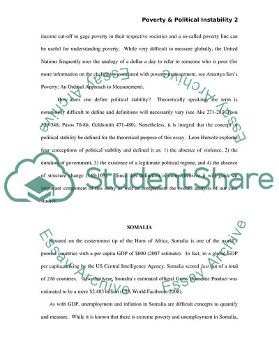 Global Ramification of Poverty