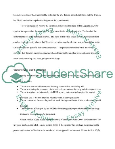 Case of Intellectual Property Law