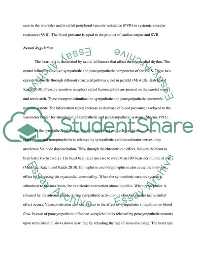 How the Nervous System and Local Controls Work to Regulate Blood Pressure and Blood Flow in Tissues