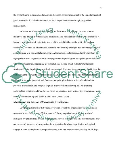 The Roles of Managers in Organizations