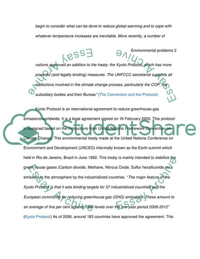 The Importance of Intergovernmental Agreements on the Environment