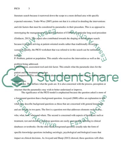The Treatment of Acute Exacerbation of COPD