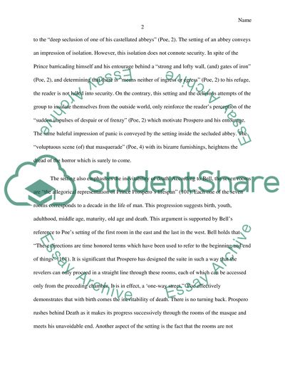 The Masque of the Red Death: Use of Setting and Color