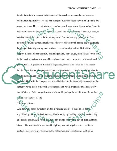 Person-Centered Care and Inter-Professional Practice