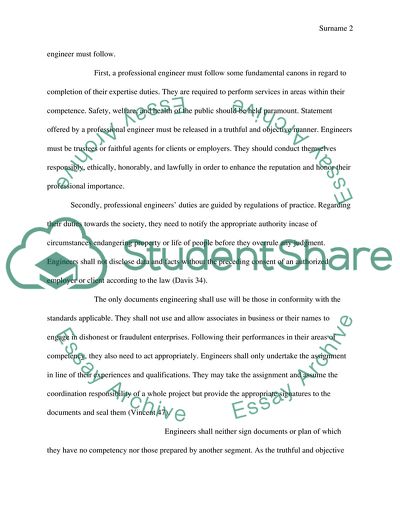 Works Ethics Focusing on Engineering Ethics