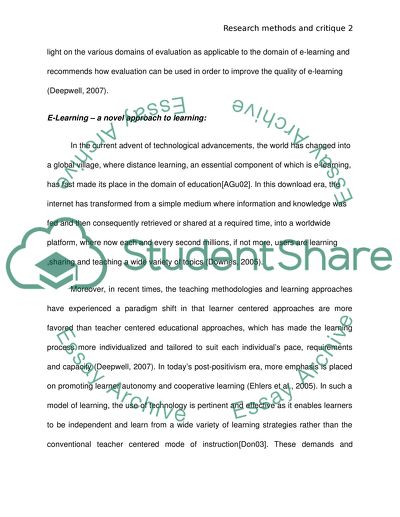 Modes of Education and Instructional Methodologies