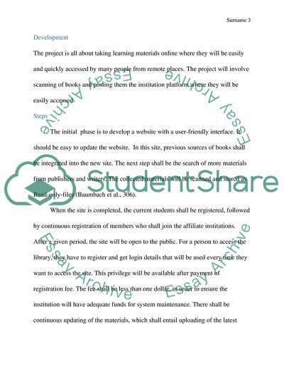 E-Student Library Project