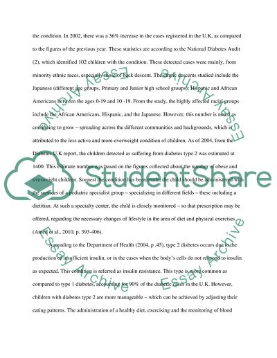 Type 2 Diabetes in Children