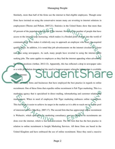 Online Recruitment - Fab Tiger Marketing