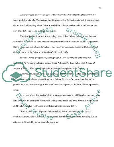 English 101 the family