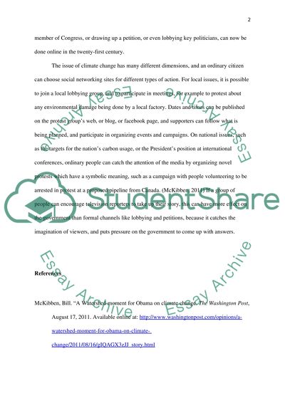 The best way to influence the government by ordinary people