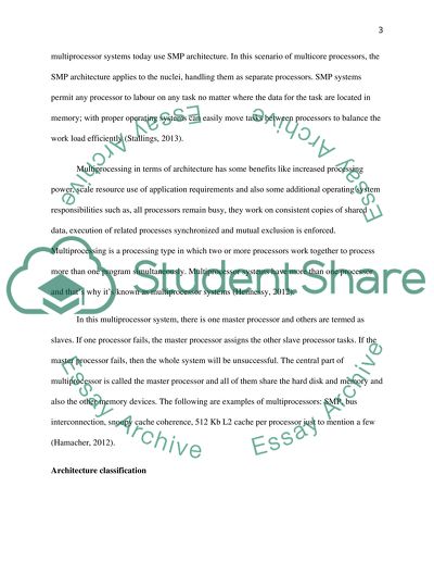 Advanced Computer Architecture Classification in Regards to Microprocessing