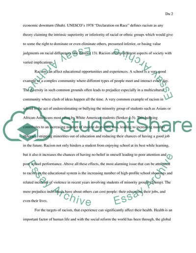 Going Through the Impacts of a Social Evil