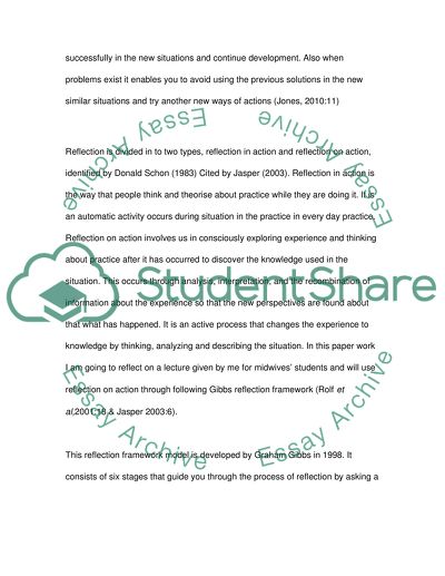 Using Reflection in Learning