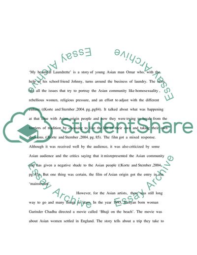 Asian people taking on non-typical or roles they are not characterized to in British cinema