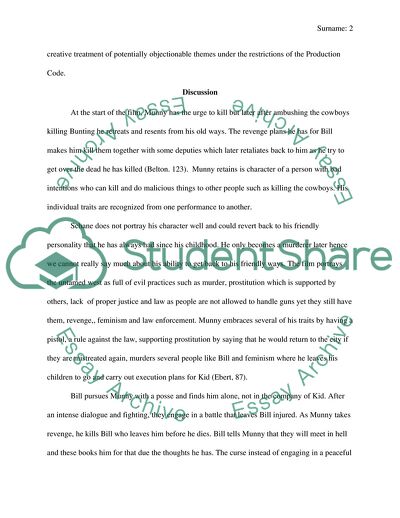 Clint Eastwoods Unforgiven