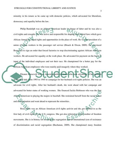 Struggle for Constitutional Liberty and Justice