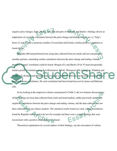 Stock Price and Trading Volume