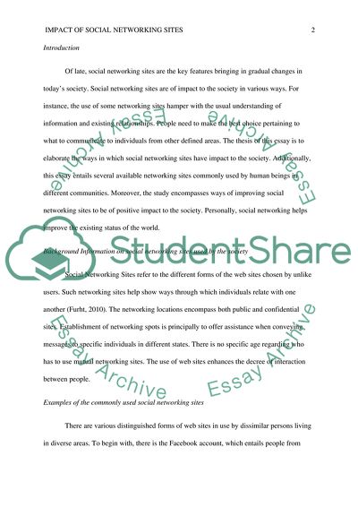 Are Social Networking Sites Good For our Society