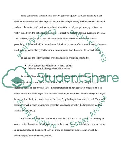 How do we identify trends in physical properties Ionic Compounds