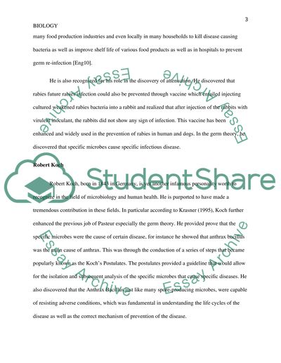 Louis Pasteur and Robert Koch