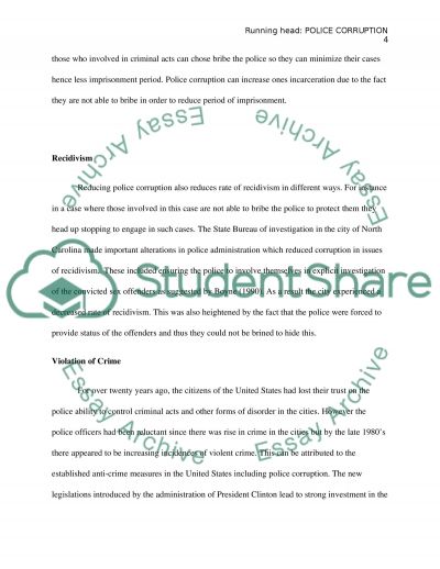 Corruption in law enforcement essay