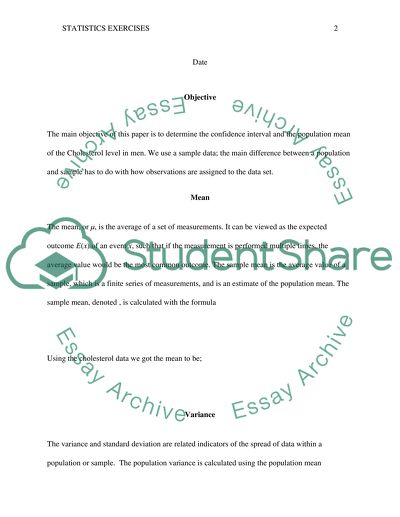 MathematicsHands on Determination of Confidence Interval of a population Mean