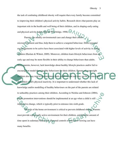 Parental Controls and Restrictions on Television Viewing and Obesity