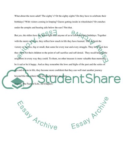 A Birthday Piece for a Great Dad