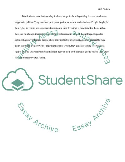 How has voting become less valuable as we have expanded the suffrage of our citizens